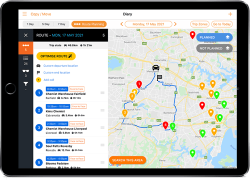 FS - iPad frame - Route Planning - Sized for website