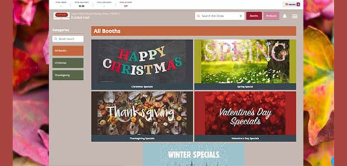 virtual events - Seasonal Sales promotions