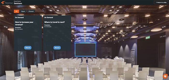 virtual events - webinars