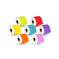 Dymo color sticker